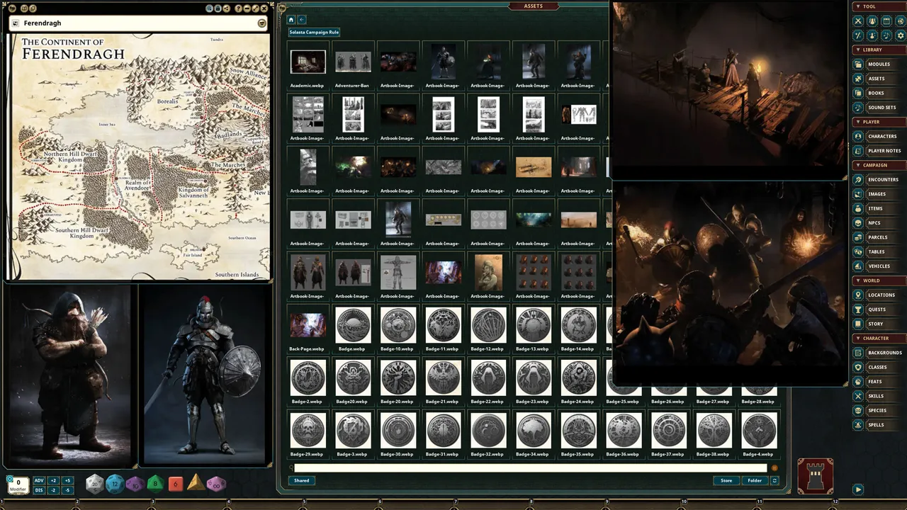 Fantasy Grounds - Solasta Campaign Rulebook Screenshot 4