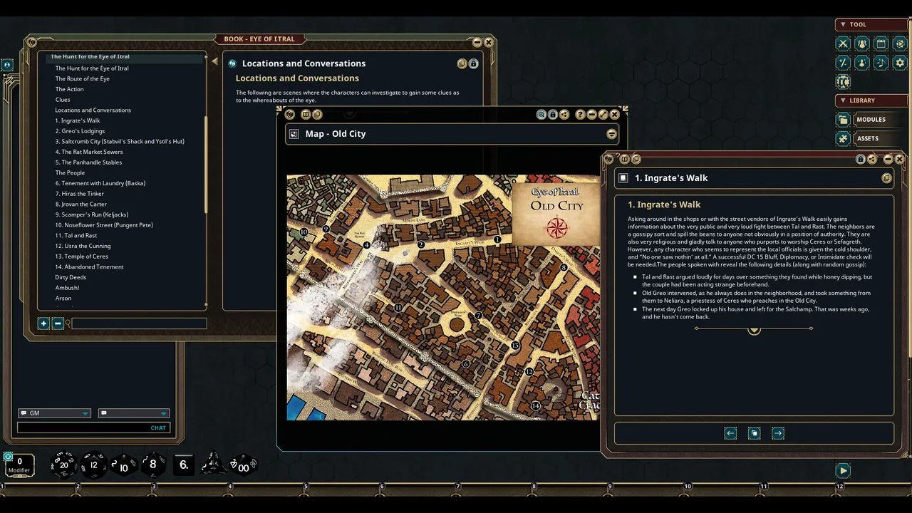 Fantasy Grounds - Eye of Itral Screenshot 3