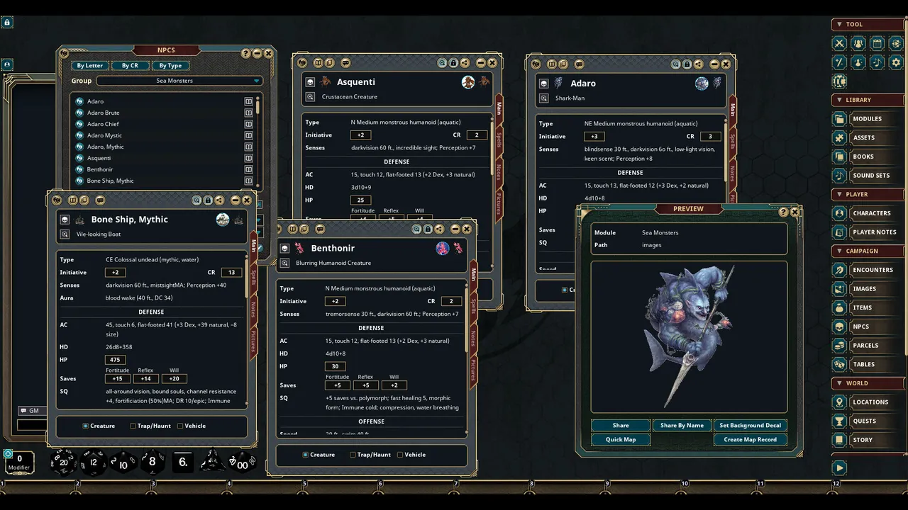 Fantasy Grounds - Sea Monsters Screenshot 2