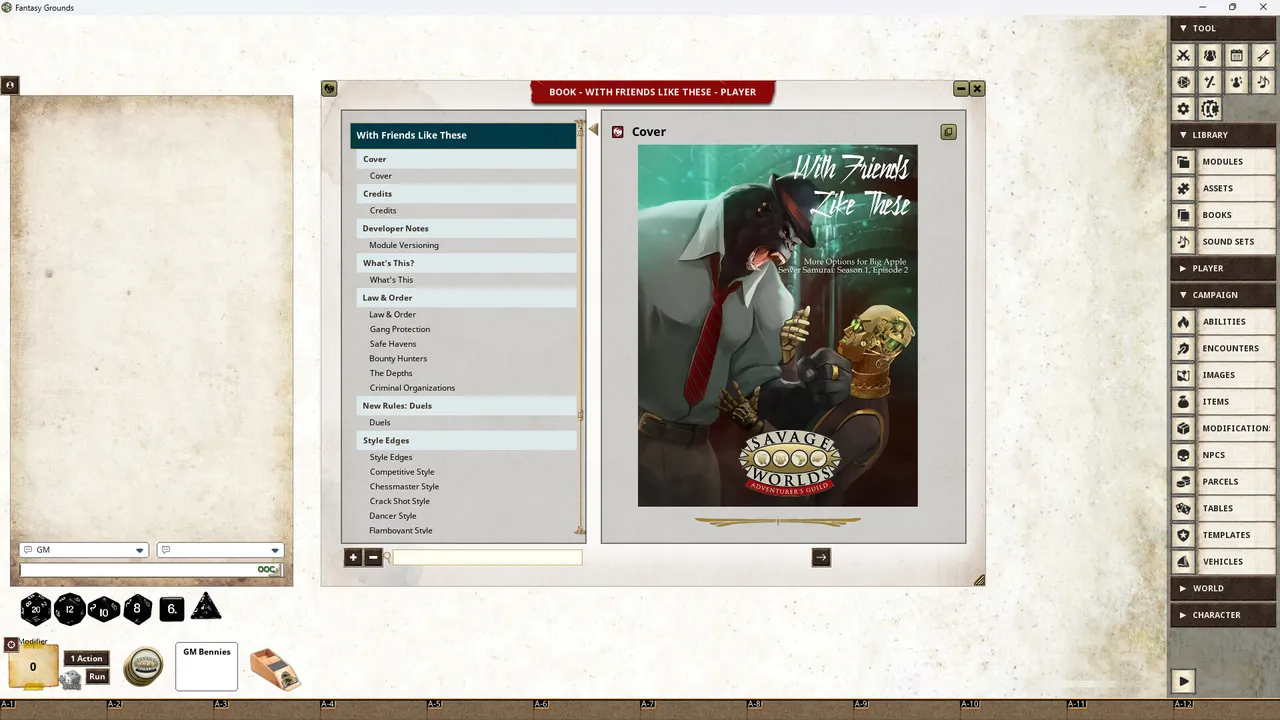 Fantasy Grounds - Savage Worlds - With Friends Like These Screenshot 0