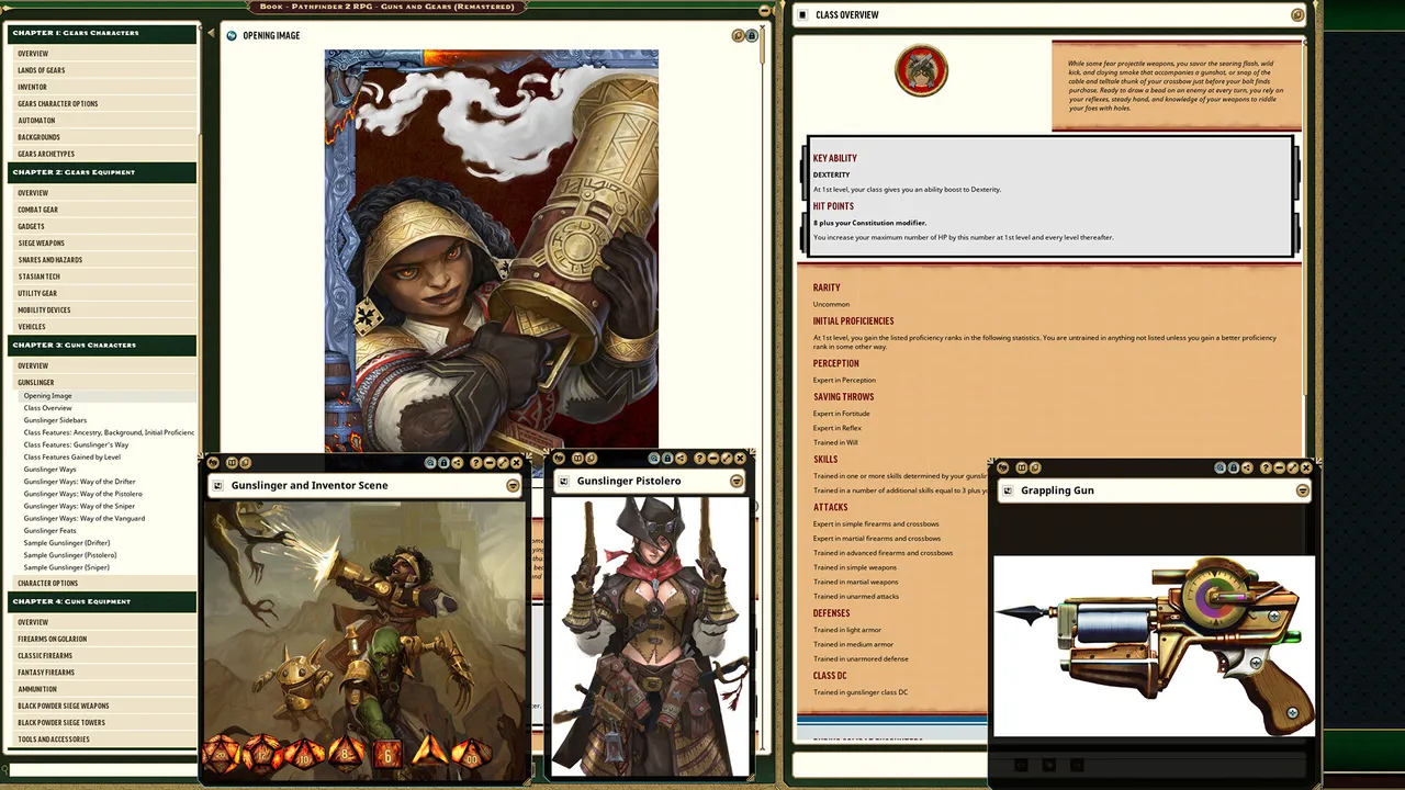 Fantasy Grounds - Pathfinder 2 RPG - Guns & Gears (Remaster) Screenshot 2