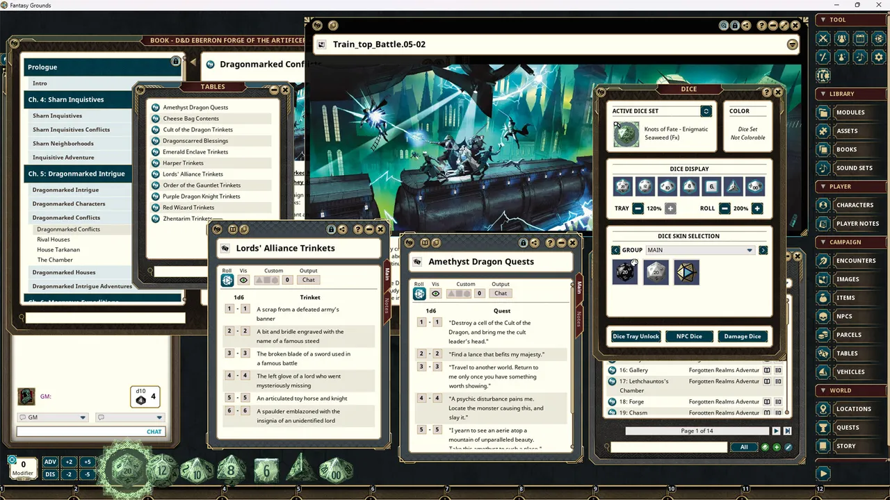 Fantasy Grounds - Dungeons & Dragons - Eberron: Forge of the Artificer Screenshot 2