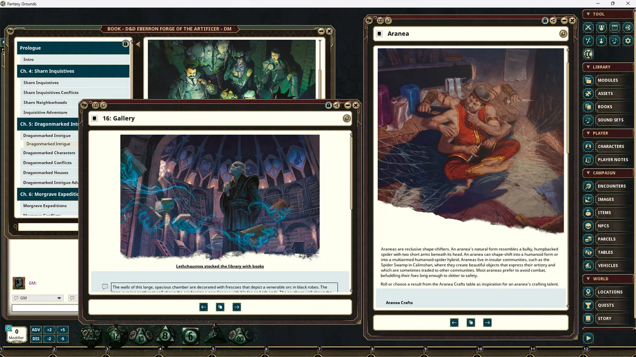 Fantasy Grounds - Dungeons & Dragons - Eberron: Forge of the Artificer Screenshot 5