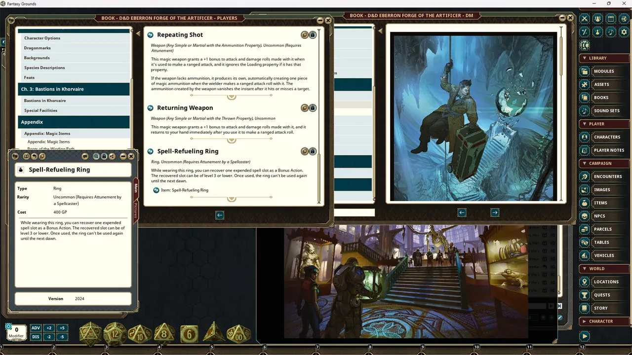 Fantasy Grounds - Dungeons & Dragons - Eberron: Forge of the Artificer Screenshot 4