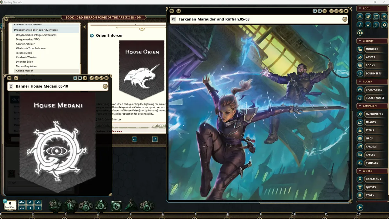 Fantasy Grounds - Dungeons & Dragons - Eberron: Forge of the Artificer Screenshot 1