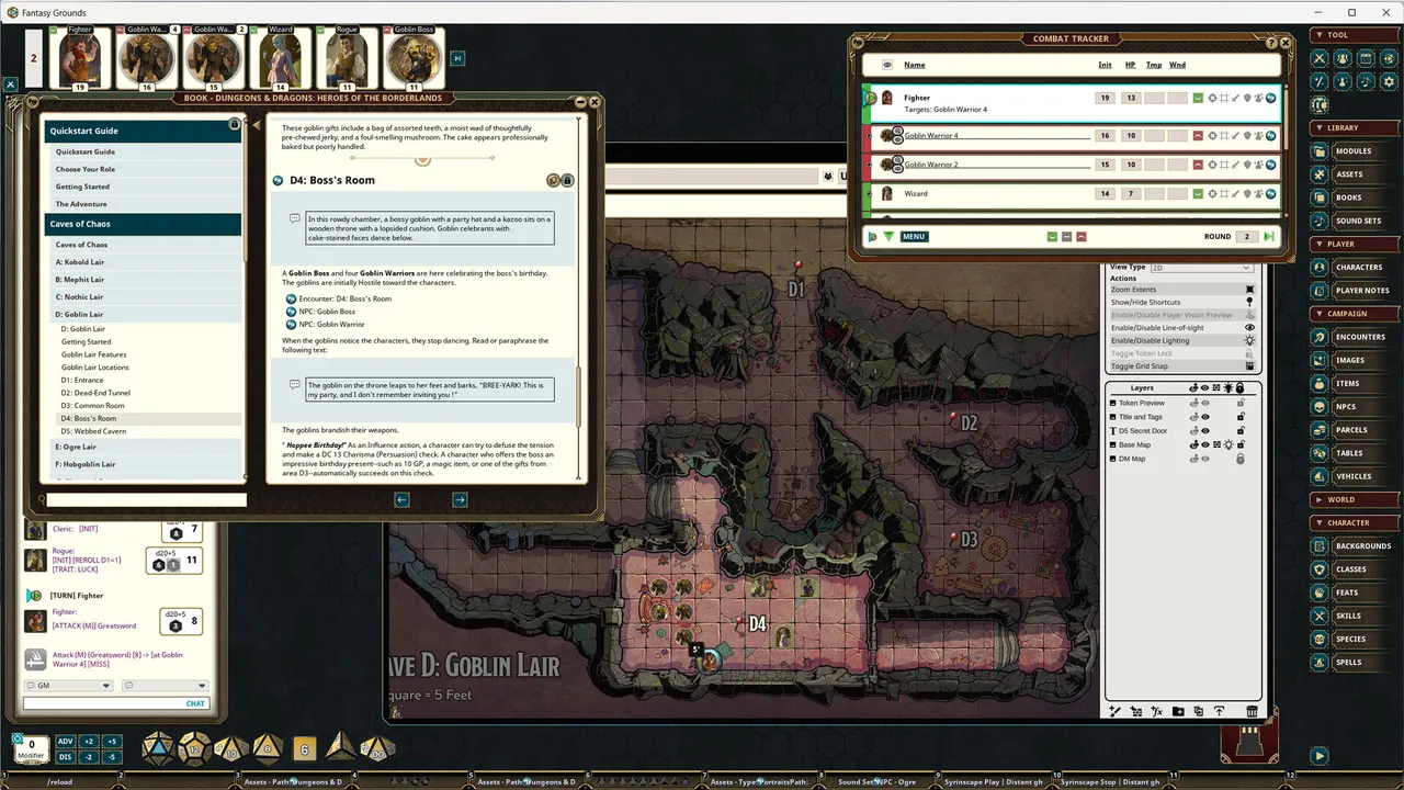 Fantasy Grounds - Dungeons & Dragons Starter Set: Heroes of the Borderlands Screenshot 5