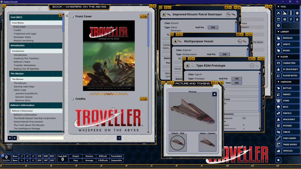 Fantasy Grounds - Traveller - Whispers on the Abyss Screenshot 0