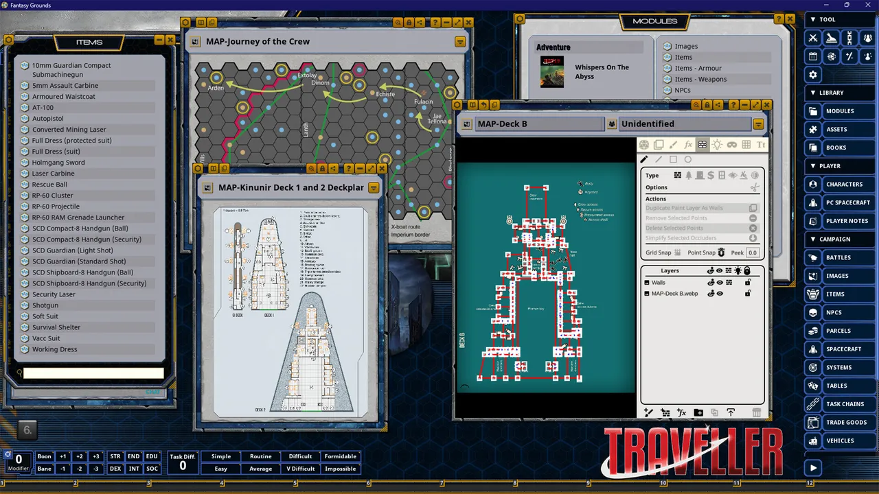 Fantasy Grounds - Traveller - Whispers on the Abyss Screenshot 3