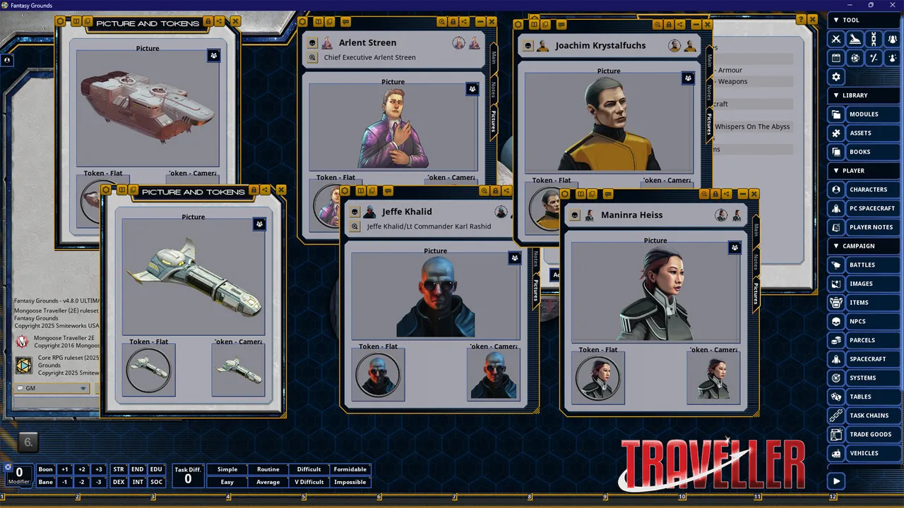 Fantasy Grounds - Traveller - Whispers on the Abyss Screenshot 2