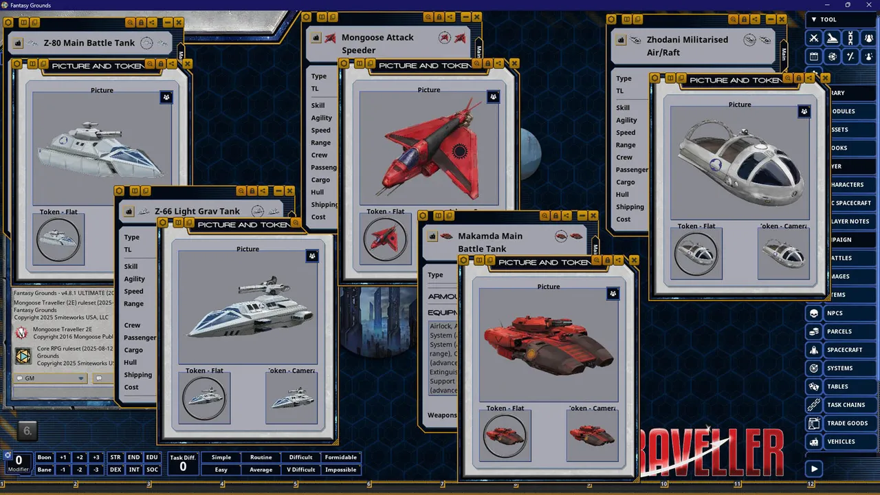 Fantasy Grounds - Traveller - The Fifth Frontier War: Armies of the Fifth Frontier War Screenshot 0
