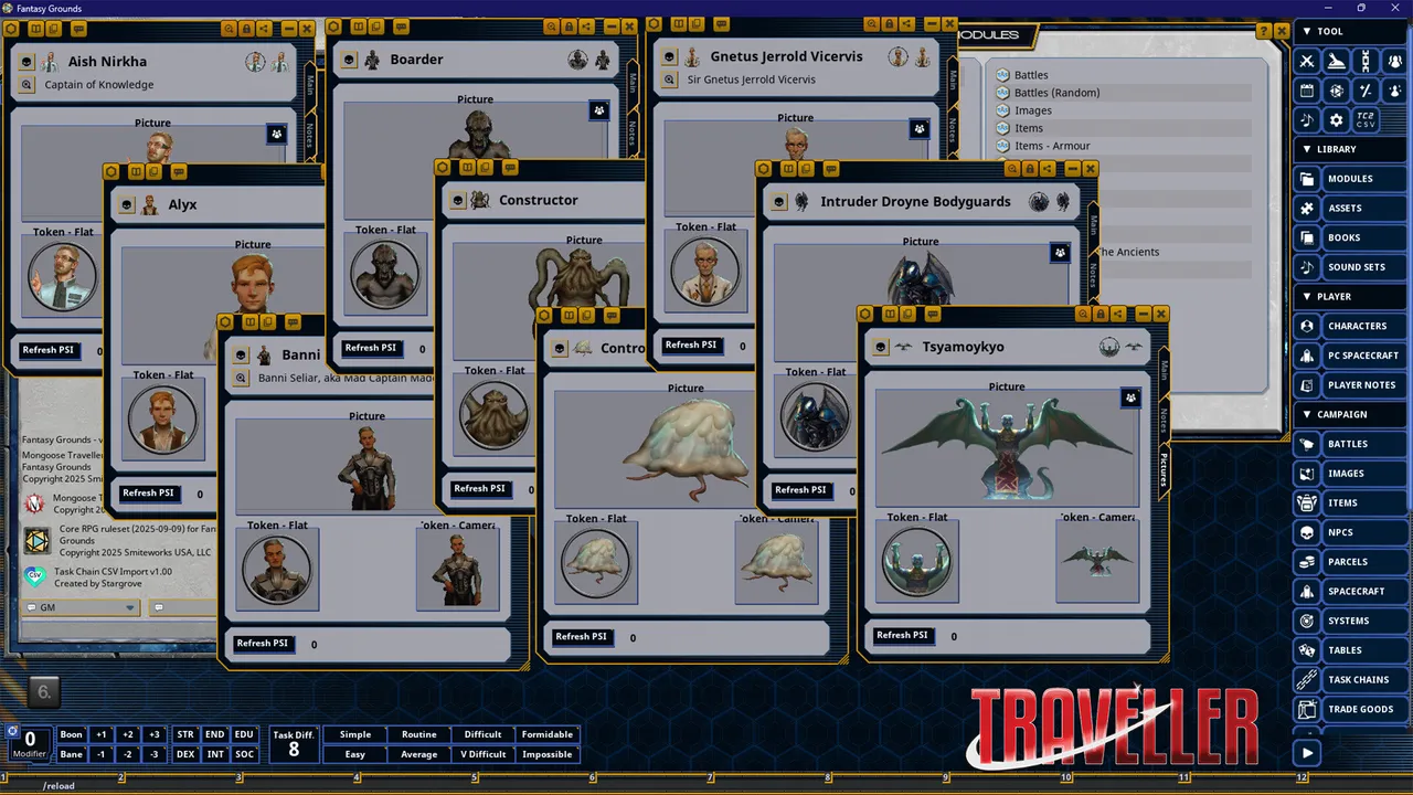 Fantasy Grounds - Traveller - Wrath of the Ancients Screenshot 3