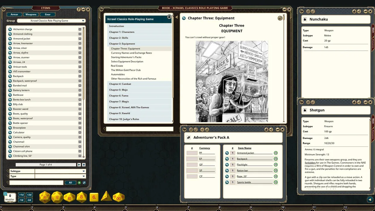 Fantasy Grounds - Xcrawl Classics Role-Playing Game Screenshot 2