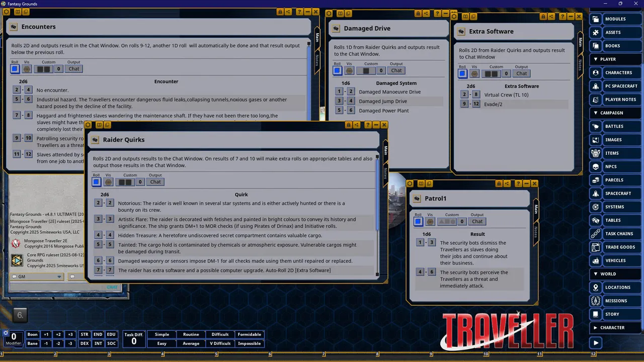 Fantasy Grounds - Traveller - Reach Adventure 8: Makergod Screenshot 3