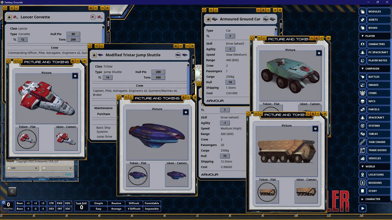 Fantasy Grounds - Traveller - Reach Adventure 9: The Hellworld Heists Screenshot 0