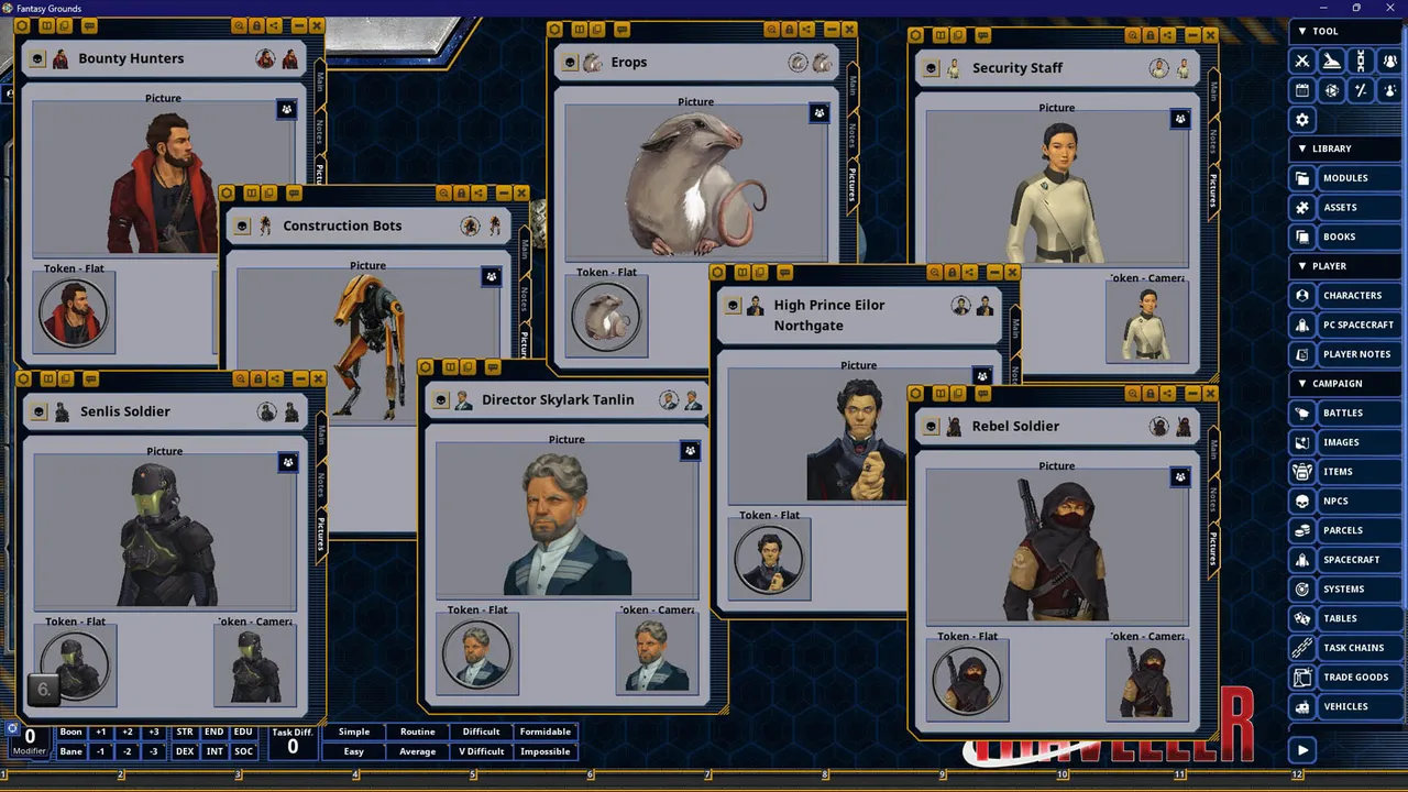 Fantasy Grounds - Traveller - Reach Adventure 9: The Hellworld Heists Screenshot 1