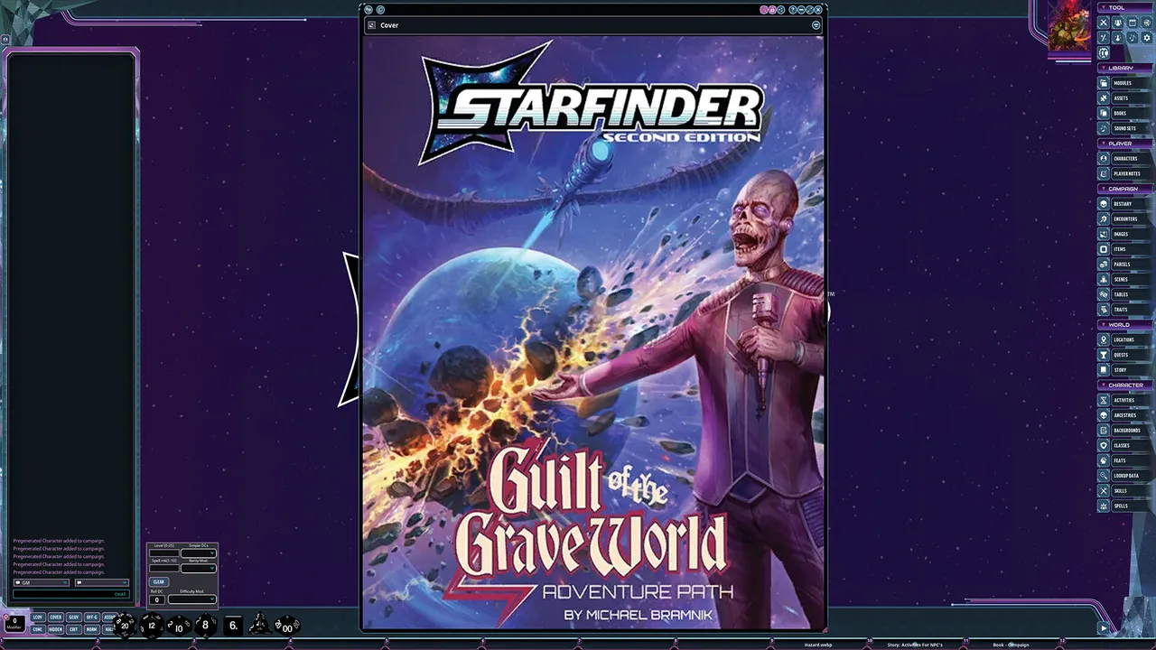 Fantasy Grounds - Starfinder 2 RPG - Guilt of the Grave World Screenshot 0