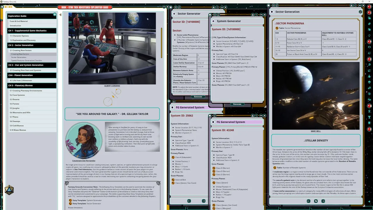 Fantasy Grounds - Star Trek Adventures - The Roleplaying Game - Exploration Guide Screenshot 3