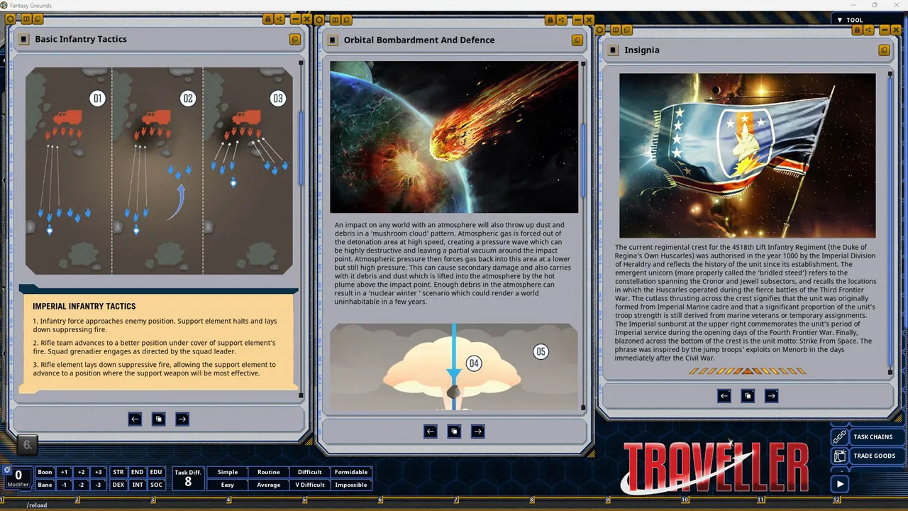 Fantasy Grounds - Traveller - The Fifth Frontier War: The ICS Papers Screenshot 2