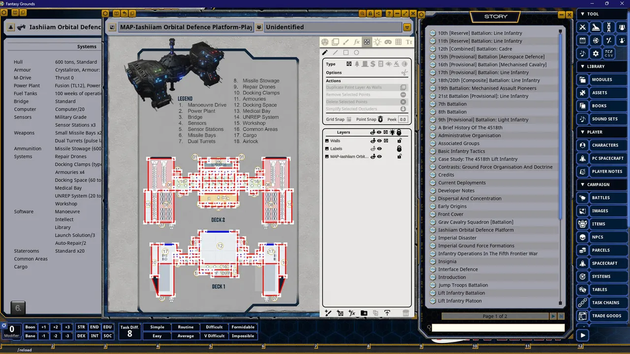 Fantasy Grounds - Traveller - The Fifth Frontier War: The ICS Papers Screenshot 4