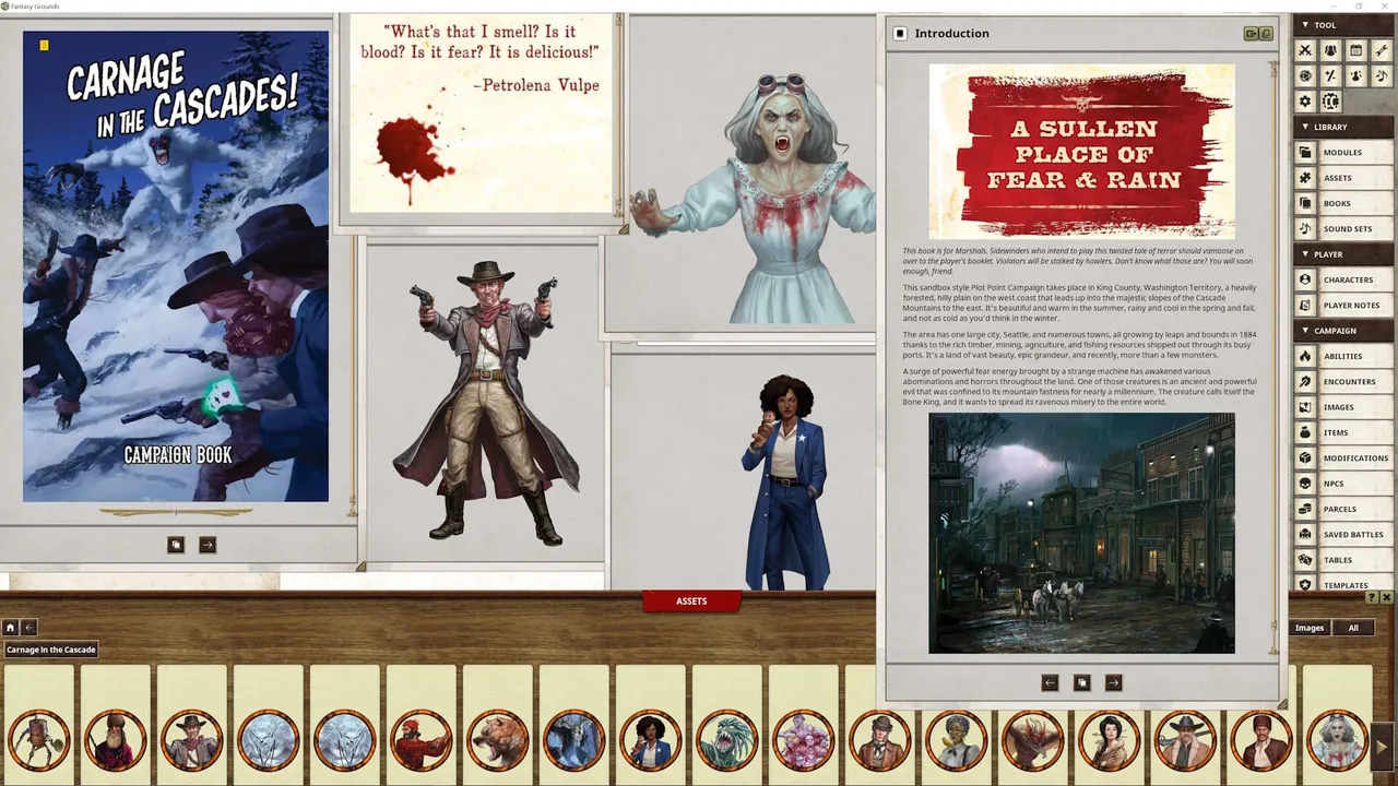 Fantasy Grounds - Deadlands: Carnage in the Cascades Screenshot 1