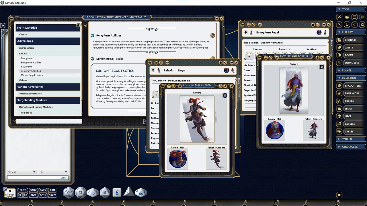 Fantasy Grounds - Stormlight Advanced Adversaries Screenshot 2