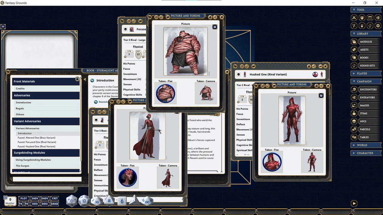 Fantasy Grounds - Stormlight Advanced Adversaries Screenshot 4