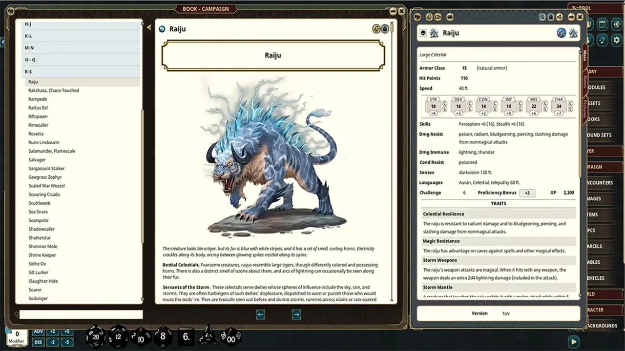 Fantasy Grounds - Tales of the Valiant - Monster Vault 2 Screenshot 0