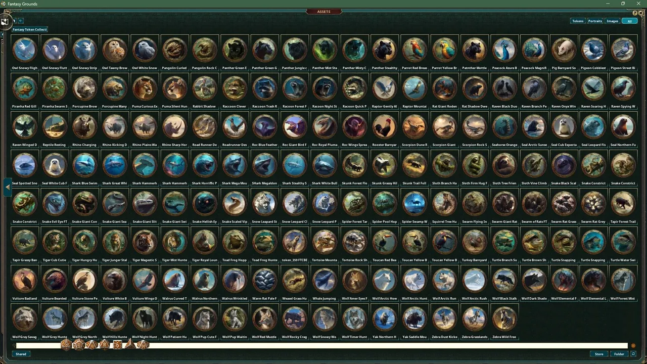 Fantasy Grounds - Fantasy Token Collection - Beast 01 Screenshot 2