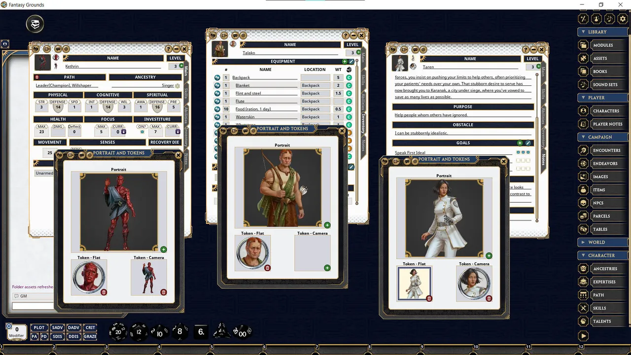 Fantasy Grounds - Stormlight: Speak the Words Screenshot 2