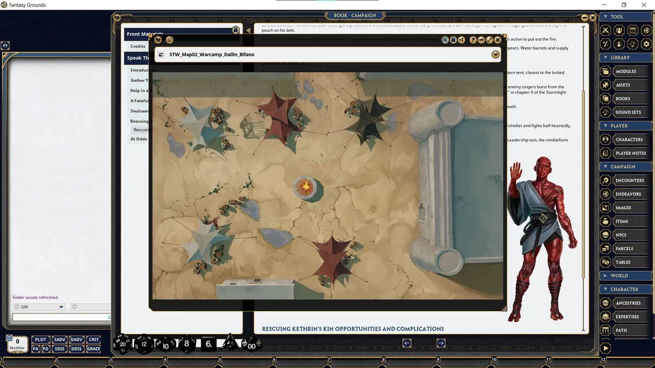 Fantasy Grounds - Stormlight: Speak the Words Screenshot 1