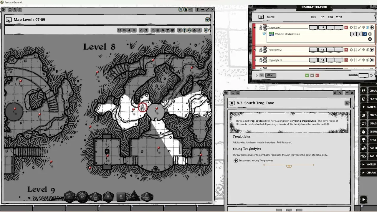 Fantasy Grounds - Belowdown for Shadowdark RPG Screenshot 6