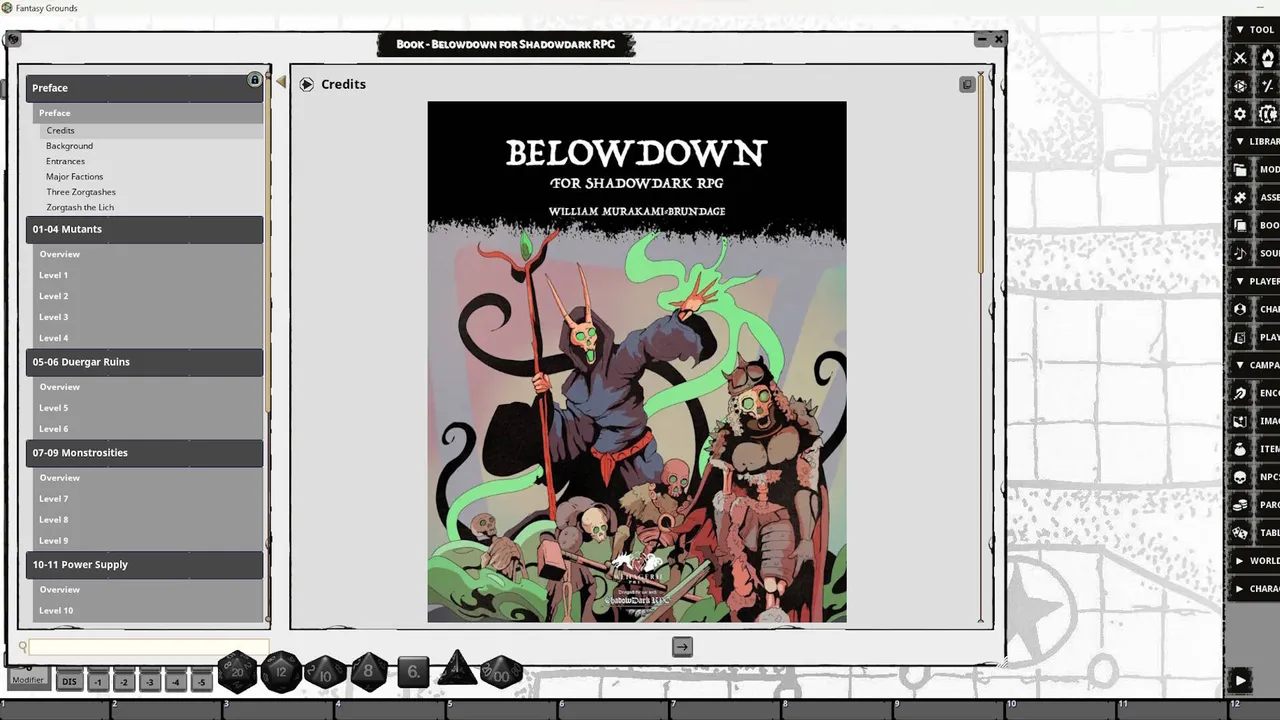 Fantasy Grounds - Belowdown for Shadowdark RPG Screenshot 1