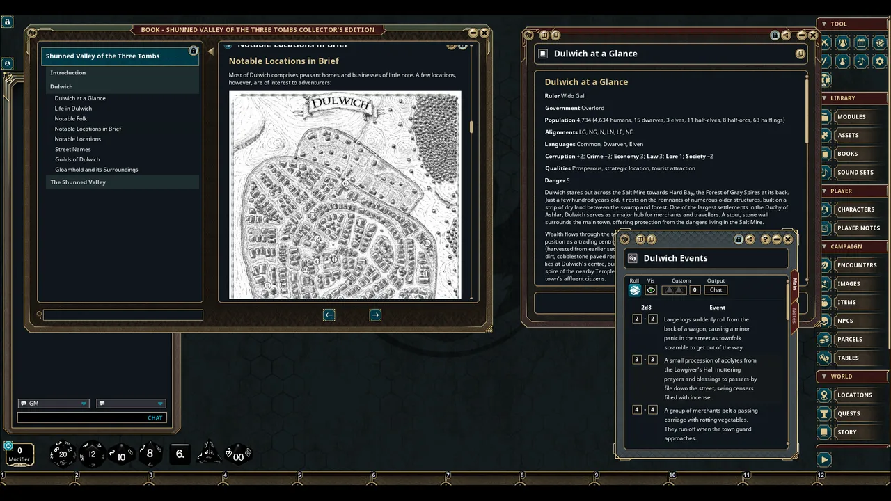 Fantasy Grounds - Shunned Valley of the Three Tombs Collector's Edition Screenshot 2
