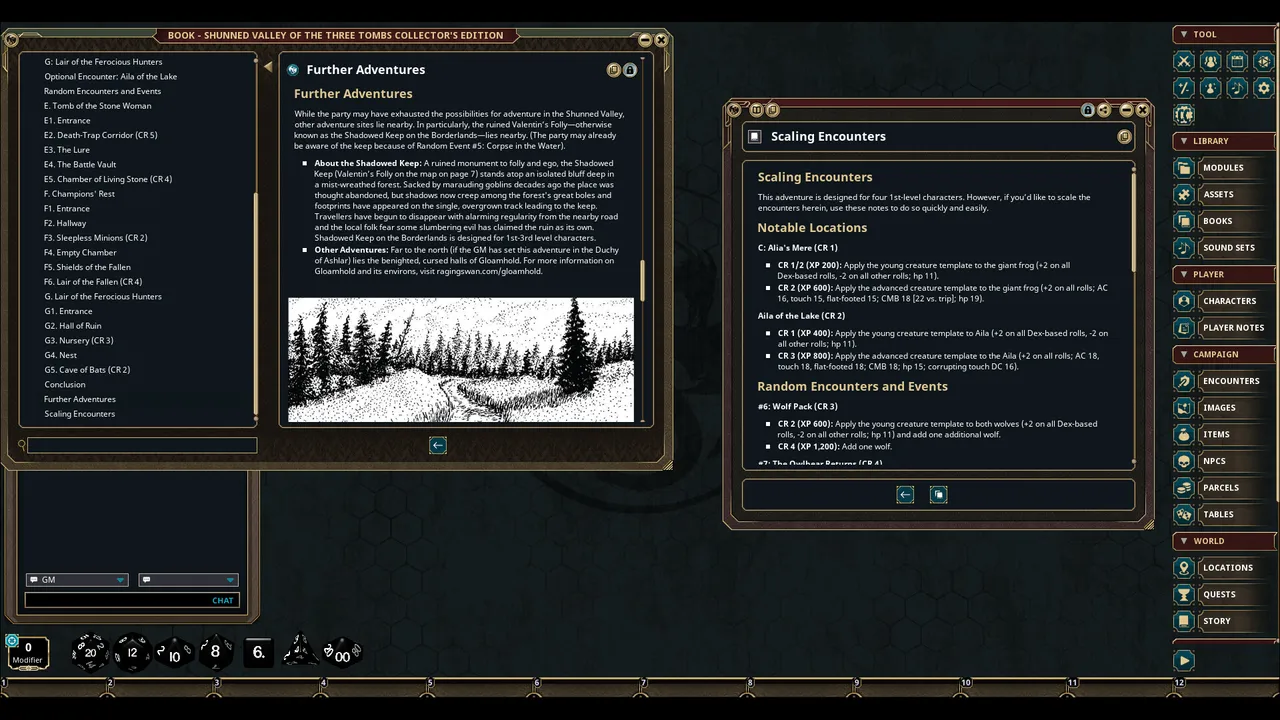 Fantasy Grounds - Shunned Valley of the Three Tombs Collector's Edition Screenshot 4
