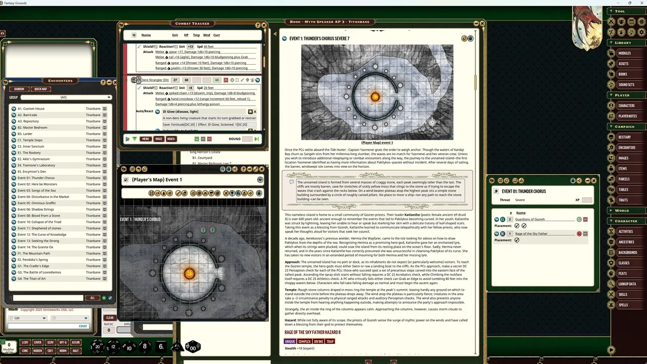 Fantasy Grounds - Pathfinder 2 RPG - Myth-Speaker Adventure Path: Titanbane (3 of 3) Screenshot 4