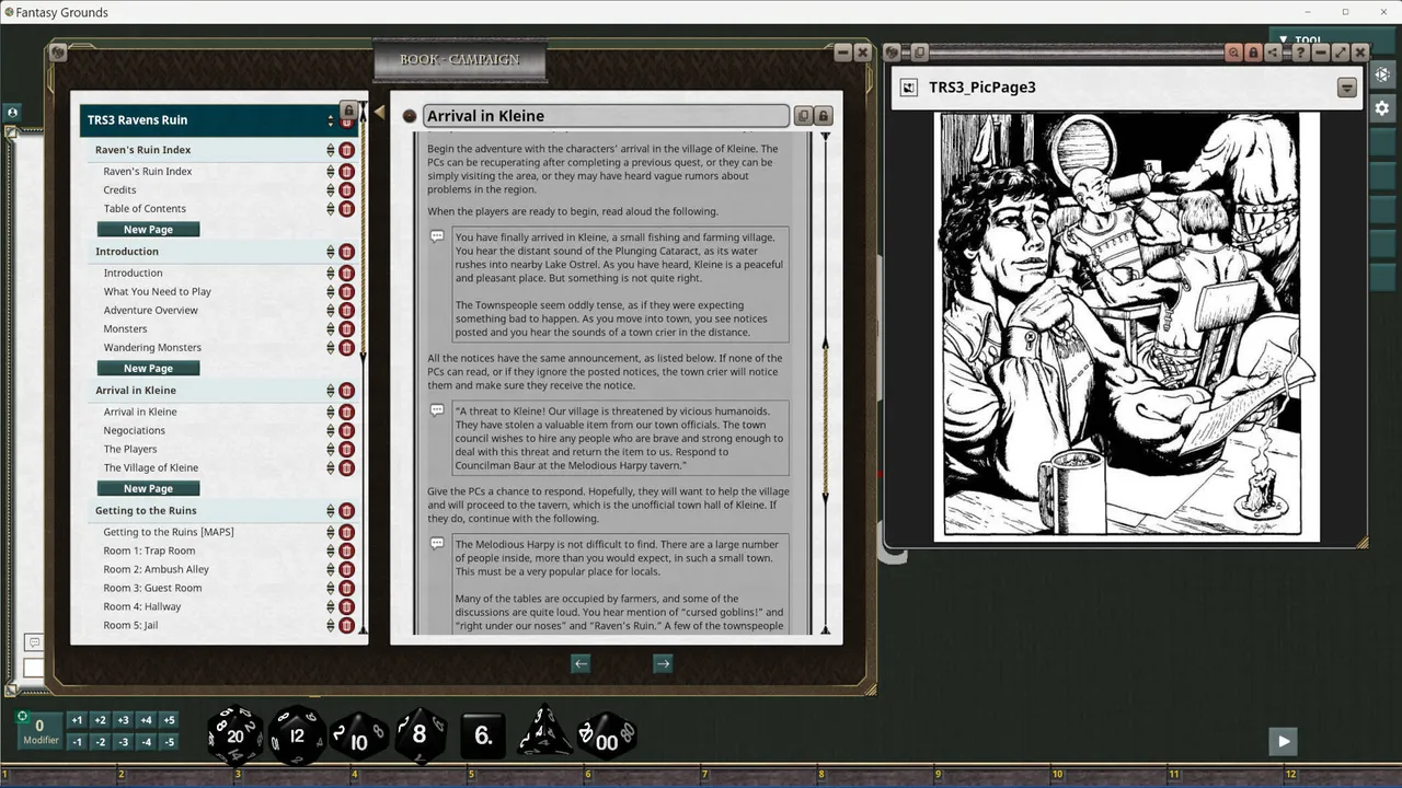 Fantasy Grounds - D&D Classics: TRS3 Assault on Raven's Ruin (1E) Screenshot 2
