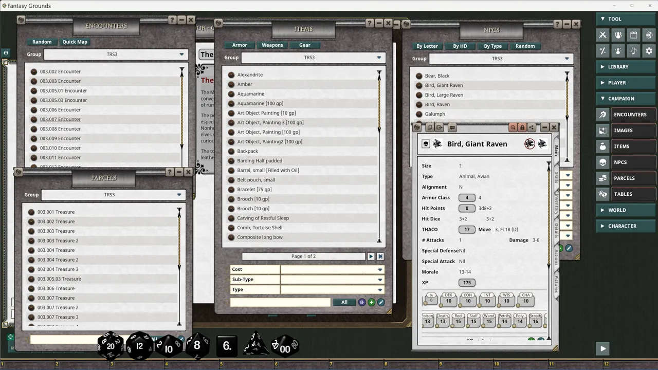 Fantasy Grounds - D&D Classics: TRS3 Assault on Raven's Ruin (1E) Screenshot 0