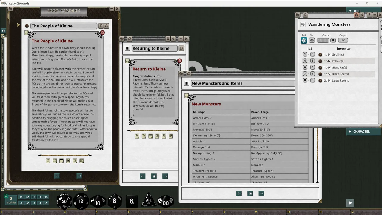 Fantasy Grounds - D&D Classics: TRS3 Assault on Raven's Ruin (1E) Screenshot 3