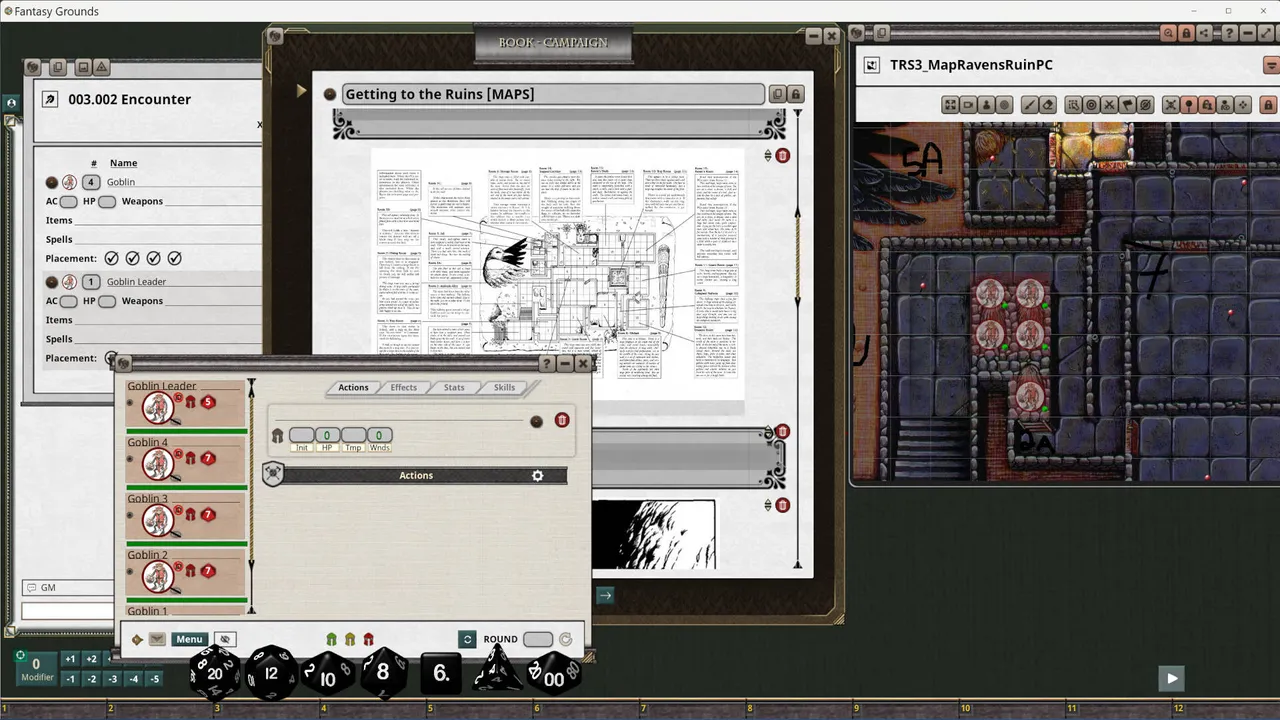 Fantasy Grounds - D&D Classics: TRS3 Assault on Raven's Ruin (1E) Screenshot 1