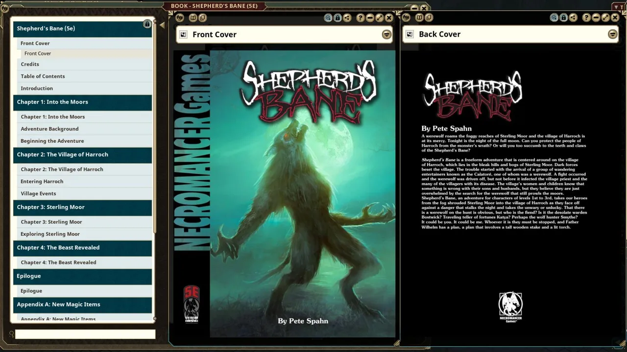 Fantasy Grounds - Shepherd's Bane (5E) Screenshot 3