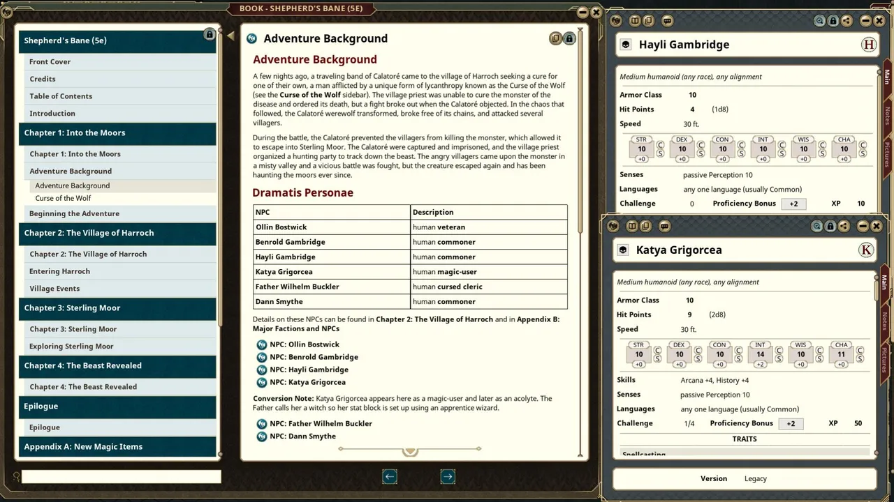 Fantasy Grounds - Shepherd's Bane (5E) Screenshot 4