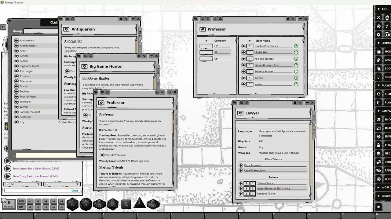 Fantasy Grounds - ArkhamDark for Shadowdark RPG Screenshot 1