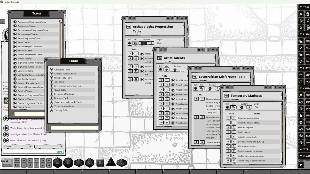 Fantasy Grounds - ArkhamDark for Shadowdark RPG Screenshot 0