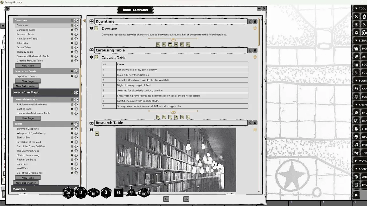 Fantasy Grounds - ArkhamDark for Shadowdark RPG Screenshot 6