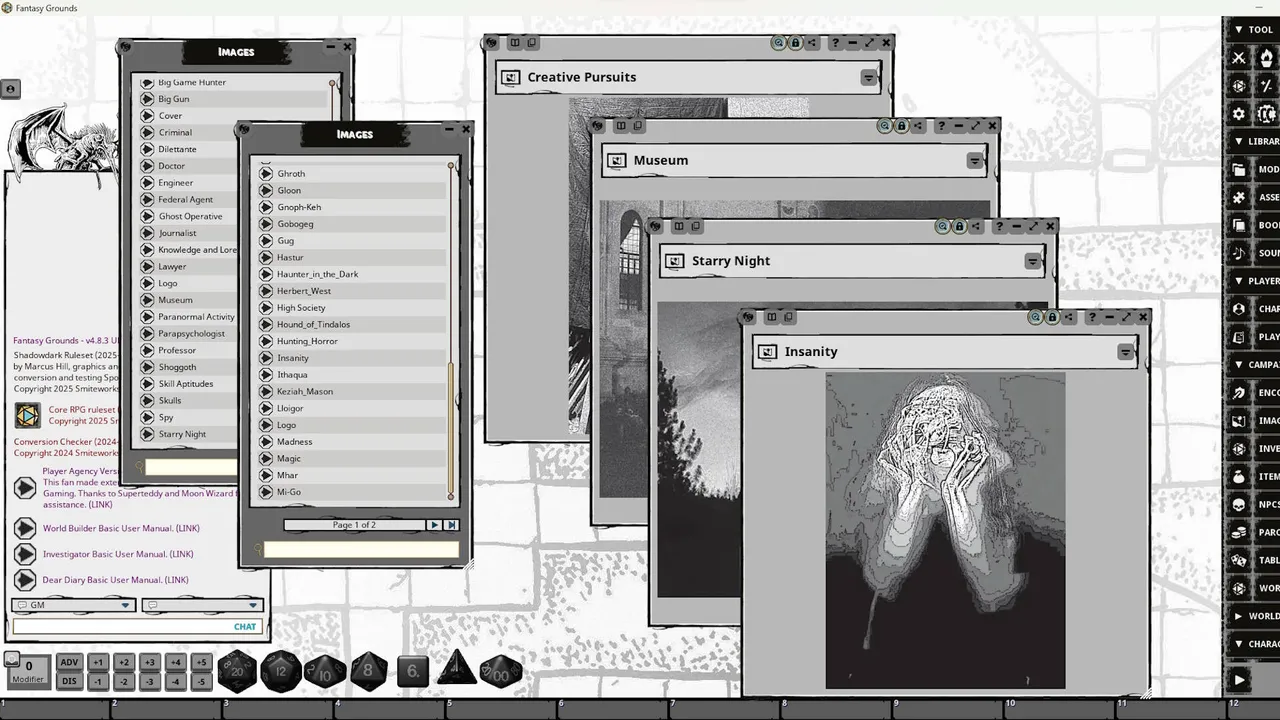 Fantasy Grounds - ArkhamDark for Shadowdark RPG Screenshot 5