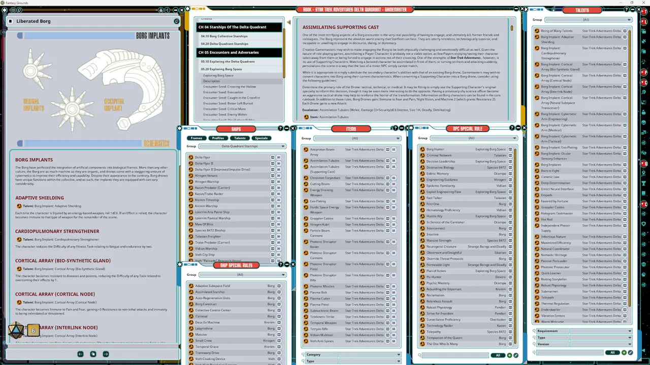 Fantasy Grounds - Star Trek Adventures: Delta Quadrant Sourcebook Screenshot 0