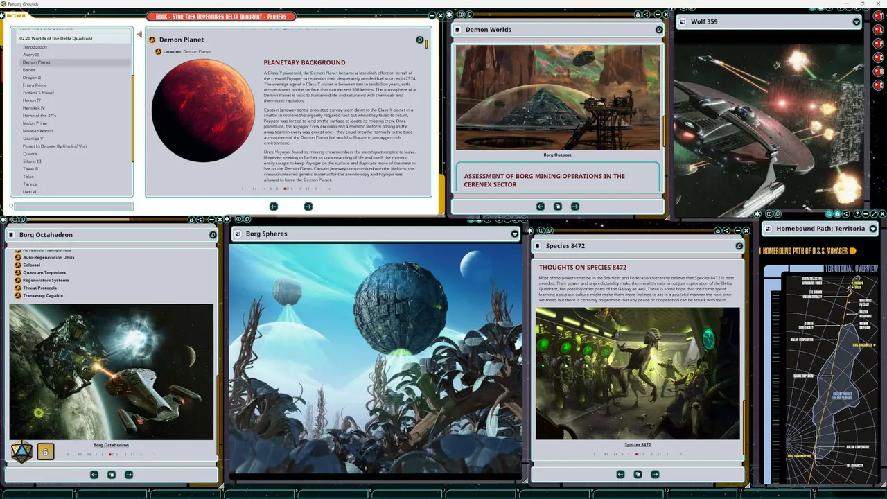 Fantasy Grounds - Star Trek Adventures: Delta Quadrant Sourcebook Screenshot 2