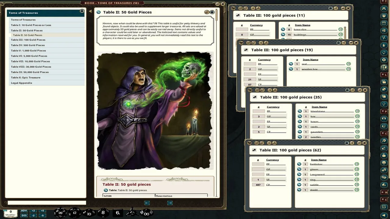 Fantasy Grounds - Tome of Treasures Screenshot 2