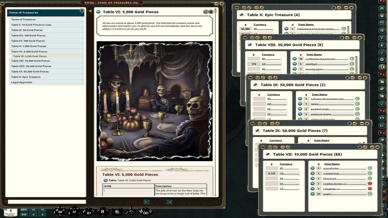Fantasy Grounds - Tome of Treasures Screenshot 0
