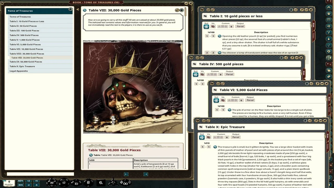 Fantasy Grounds - Tome of Treasures Screenshot 1